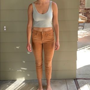 “Super stoned skinny ankle” Corduroys